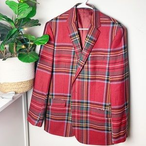 Lauren Ralph Lauren Black Label Wool Plaid Suit